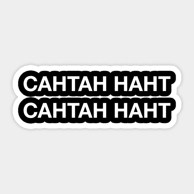 Cahtah Haht - White Sticker by 4check